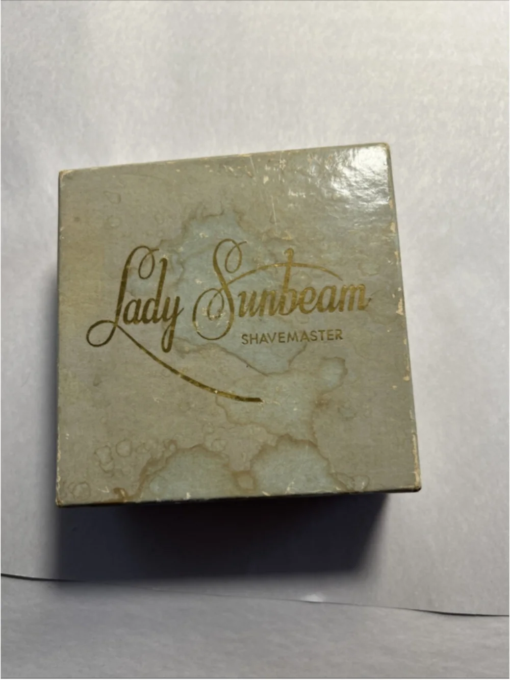 VTG Lady Sunbeam Pink & Gold Electric Shaver Complete